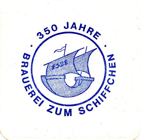 düsseldorf d-nw schlösser quad 2b (185-350 jahre schiffchen 1952-blau)